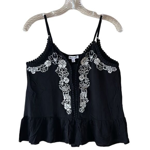 NEW Love On A Hanger Black Tank Top - Picture 1 of 4